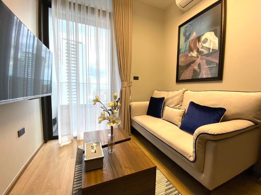 For RentCondoSukhumvit, Asoke, Thonglor : TFE101  The FINE Bangkok Thonglor 32 sqm. 15th Floor 30,000 baht  099-251-6615