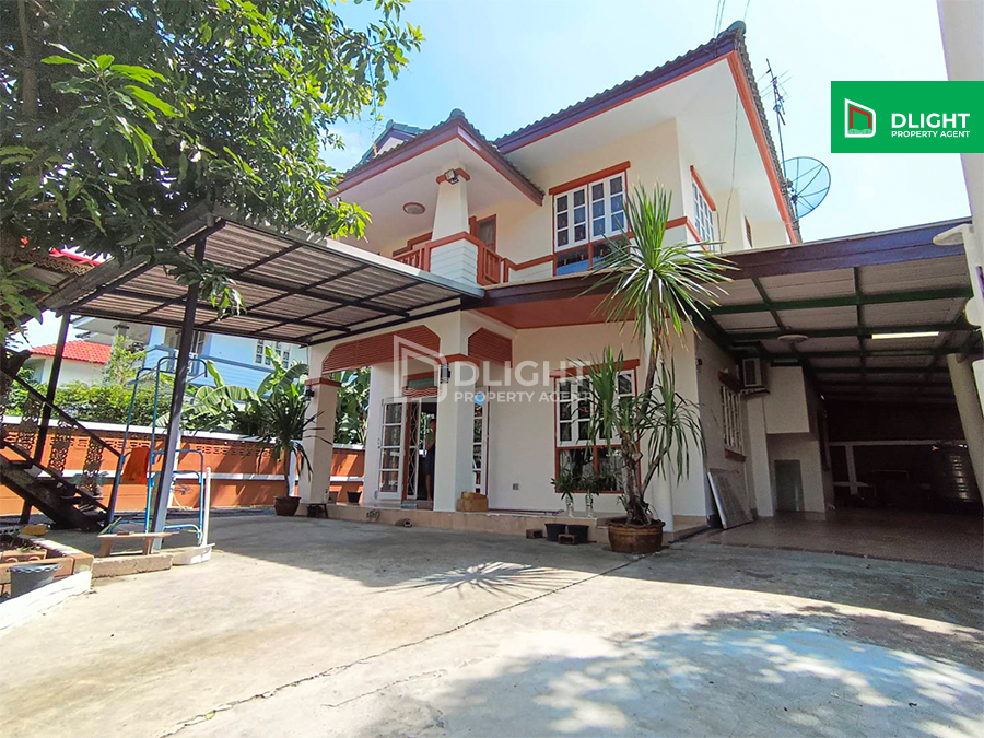 For SaleHouseMin Buri, Romklao : House, Preecha Suwinthawong Village, 73 sq m, 180 sq m, 4 bedrooms, 3 bathrooms, price 3.5 million baht.