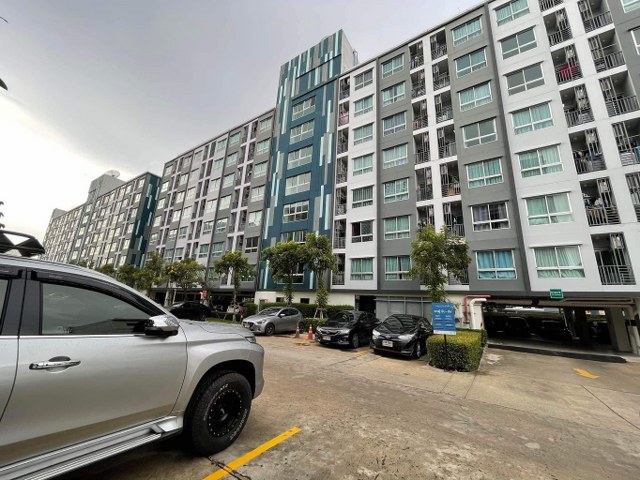 For SaleCondoPathum Thani,Rangsit, Thammasat : Condo for sale The Kith Plus Phahonyothin-Khu Khot, size 28.14 sq m, located on Lam Luk Ka Road 11, near the Green Line, Khu Khot Subdistrict, Lam Luk Ka District, Pathum Thani Province.