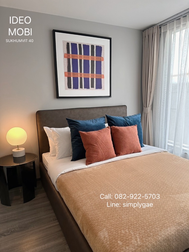 For SaleCondoSukhumvit, Asoke, Thonglor : 🔥Hot discount, free common fees for 5 years🔥 Condo Ideo Mobi Sukhumvit 40, starting at 4.XX, free! Fully furnished, ready to move in, near Thonglor-Ekamai.