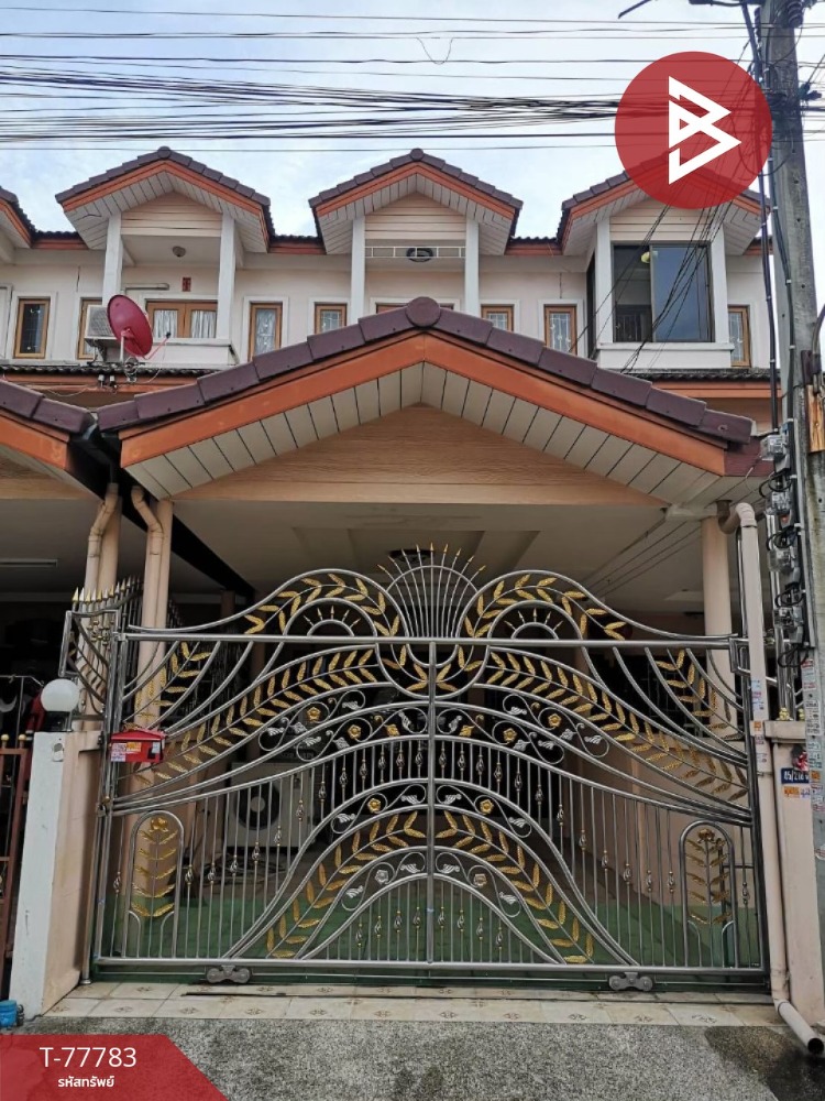 For SaleTownhouseNonthaburi, Bang Yai, Bangbuathong : 3-story townhouse for sale, Thanakorn Villa 4 Village, Bang Kruai, Nonthaburi, ready to move in.