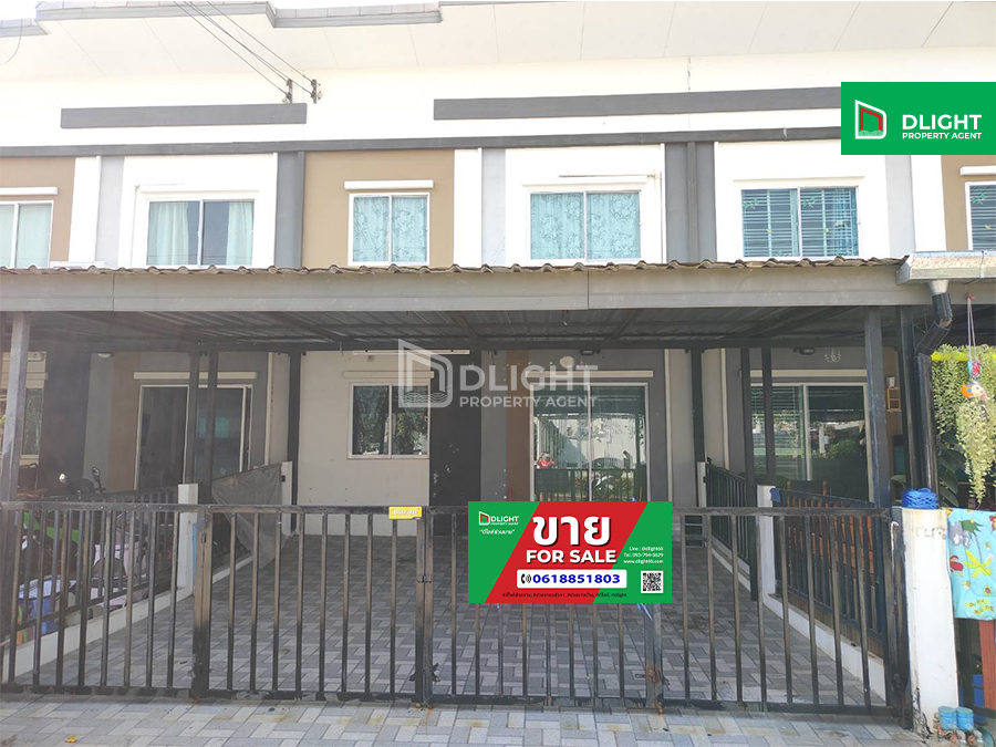 For SaleTownhouseSamut Prakan,Samrong : Townhouse Lalin Theparak-Tamru 21.5 sq m, 4 bedrooms, 3 bathrooms, price 2.95 million baht.