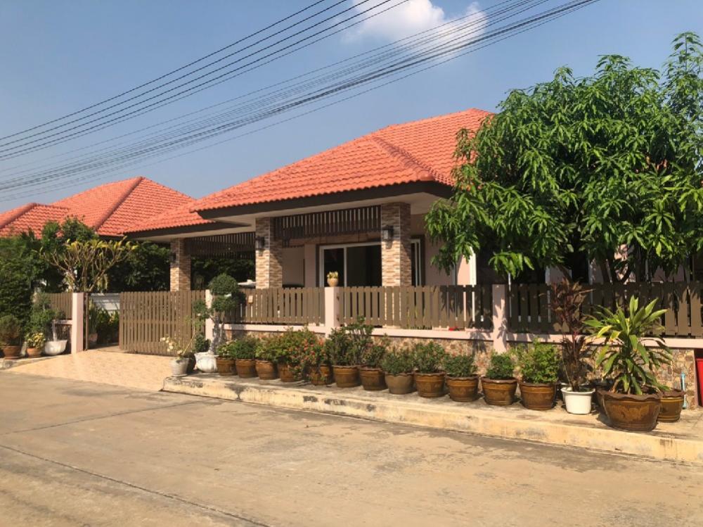 For SaleHouseChachoengsao : Single-storey detached house for sale, Atchara, Khlong Khut Mai, well-extended