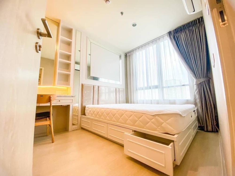 For RentCondoChaengwatana, Muangthong : ★ Nue noble Cheangwattana ★ 30 sq m., 14th floor (1 bedroom, 1 bathroom), ★near MRT Muang Thong Thani station ★near Makro, Tesco Lotus Chaengwattana and The Anenue ★ many amenities★ Complete electrical appliances