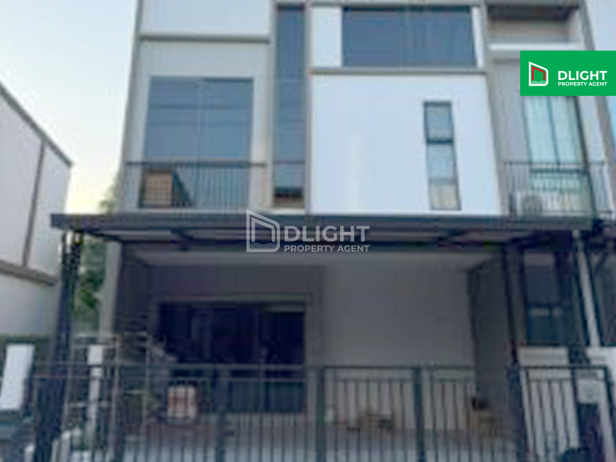 For SaleTownhouseBangna, Bearing, Lasalle : Townhouse V Compound Bangna-Srinakarin 25.4 sq m, 161 sq m, 3 bedrooms, 3 bathrooms, price 6.69 million baht.