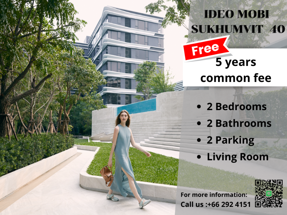 ขายคอนโดสุขุมวิท อโศก ทองหล่อ : 2 BEDROOM 2 PARKING I BTS EKKAMAI I FULL FURNITURE  7.49 MB @IDEO MOBI SUKHUMVIT 40