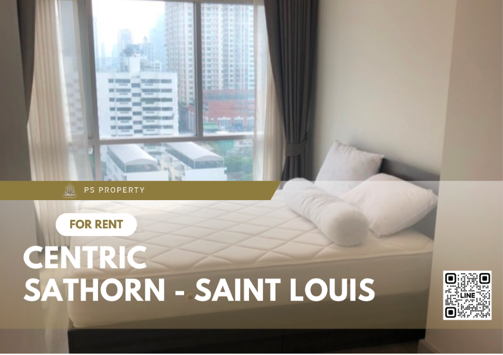 ให้เช่าคอนโดสาทร นราธิวาส : ให้เช่า✨Centric  Sathorn - Saint Louis✨ ทำเลถนนสาทร ใกล้ BTS เซนหลุยส์ เฟอร์นิเจอร์ เครื่องใช้ไฟฟ้าครบ