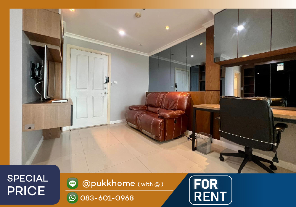 For RentCondoRama9, Petchburi, RCA : 📣For rent: Lumpini Place Rama 9 / Beautifully decorated room, high floor 📞 Line: @pukkhome (with @)