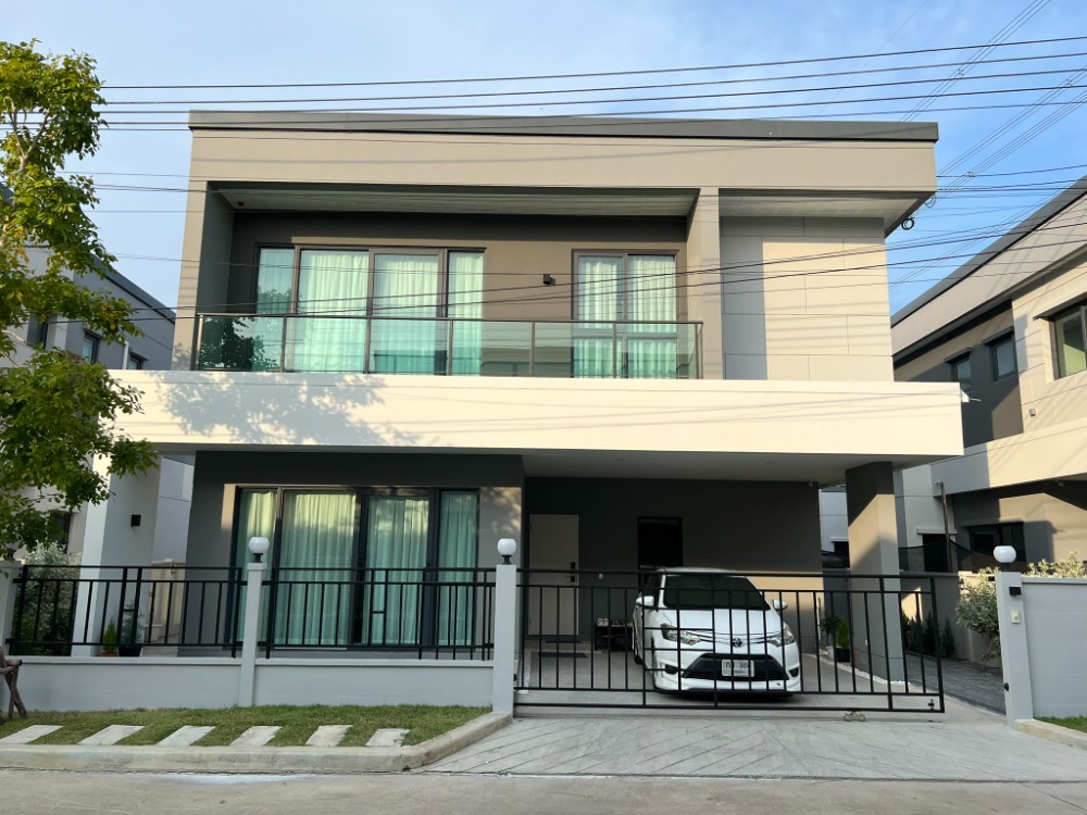 For RentHousePathum Thani,Rangsit, Thammasat : For Rent, Single house, ready to move in, fully furnished | Centro Don Mueang Chaengwattana