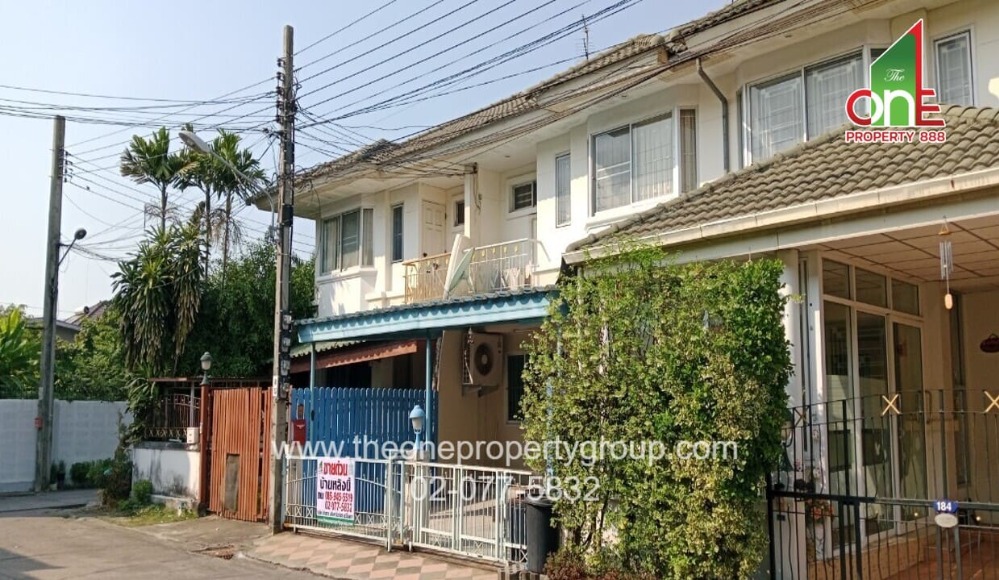 For SaleTownhouseChaengwatana, Muangthong : 2-story townhouse, Supalai Ville Village 3, Rattanathibet Soi Tiwanon 25, Intersection 13, Tiwanon Road, Bang Kraso Subdistrict, Mueang District, Nonthaburi Province.