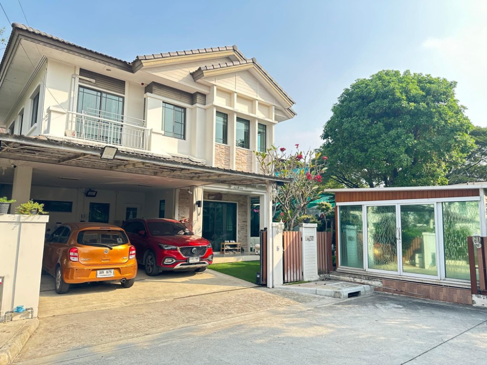 For SaleHouseNawamin, Ramindra : ♦ Good Deal ♦ 2-story single house, 87.00 sq.w. | 3 bedrooms, Double Volume | Near Kheha Ao Ngon Market 700 m, Sarasas Witaed Sai Mai School 1.0 km.