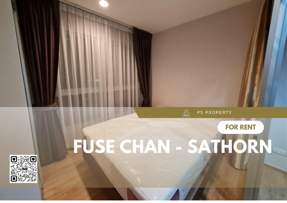 ให้เช่าคอนโดสาทร นราธิวาส : ให้เช่า📣Fuse Chan - Sathorn📣 ห้องใหม่ พร้อมเฟอร์นิเจอร์ เครื่องใช้ไฟฟ้า เดินทางสะดวกใกล้ BTS ช่องนนทรี