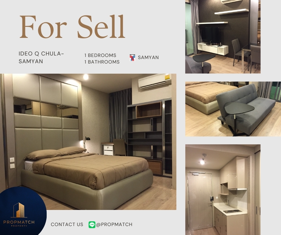 For SaleCondoSiam Paragon ,Chulalongkorn,Samyan : 🏙️ BEST DEAL FOR BUY | Ideo Q Chula-Samyan 1 Bedroom 1 Bathroom 34 sq.m. - 5.99 M฿ Tel.0909426442 K.Film