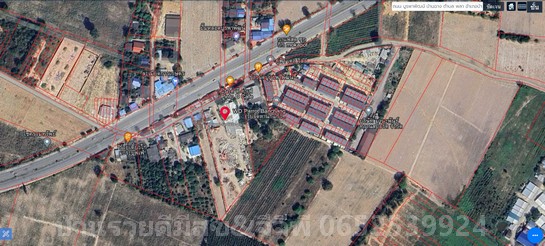 For SaleLandRayong : Land for sale on Buraphapat Road, Ban Chang, Rayong.  6 rai 2 ngan 80 sq m. For sale 6 million baht per rai,  yellow layout, Ban Chang, Rayong Province.