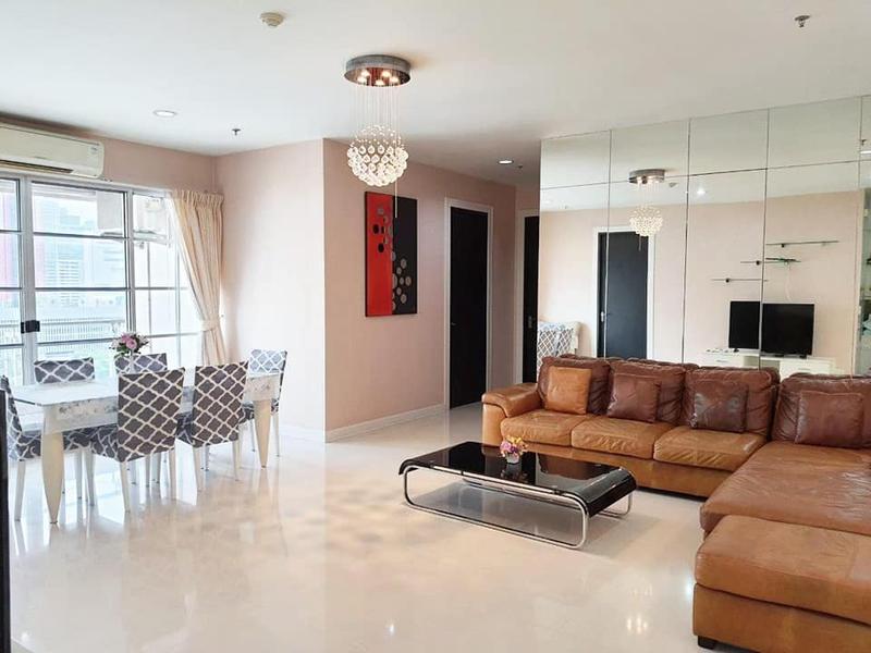 For RentCondoRatchathewi,Phayathai : For Rent Baan Klang Krung Siam-Pathumwan 3 Bed 57,000