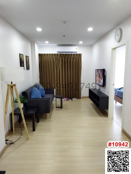 For RentCondoBang kae, Phetkasem : Condo for rent Supalai Veranda Phasi Charoen Station Swimming pool view, next to MRT Phasi Charoen