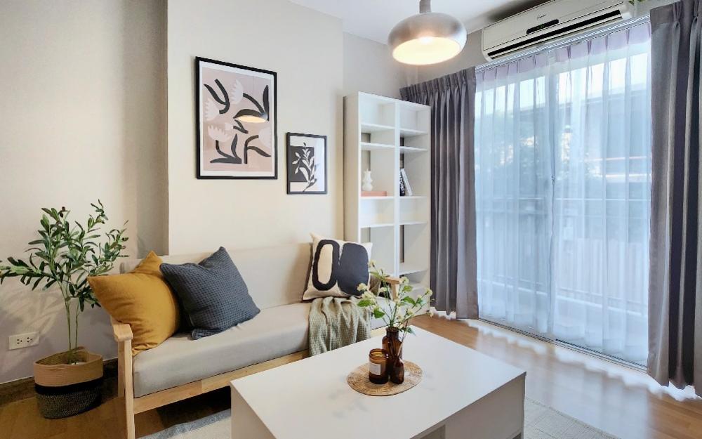 For SaleCondoRatchadapisek, Huaikwang, Suttisan : Grene Sutthisan, ready-to-use condo near MRT.