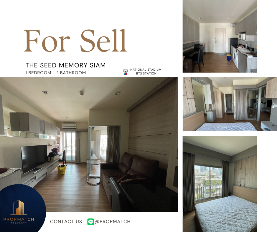 For SaleCondoSiam Paragon ,Chulalongkorn,Samyan : 🏙️ BEST DEAL FOR BUY | The Seed Memories Siam 1 Bedroom 1 Bathroom 41 sq.m. - 5.85 M฿ Tel.0909426442 K.Film