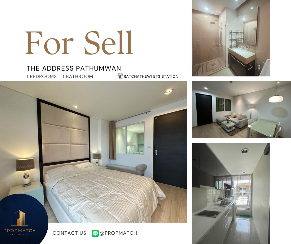 For SaleCondoRatchathewi,Phayathai : 🏙️ BEST DEAL FOR BUY | The Address Pathumwan 1 Bedroom 1 Bathroom 48 sq.m. - 6.49 M฿ Tel.0909426442 K.Film