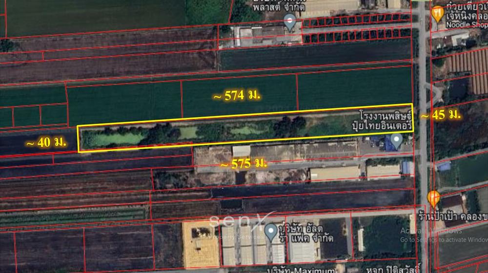 For SaleLandNonthaburi, Bang Yai, Bangbuathong : Warehouse and factory land for sale, Sai Noi, Nonthaburi Province