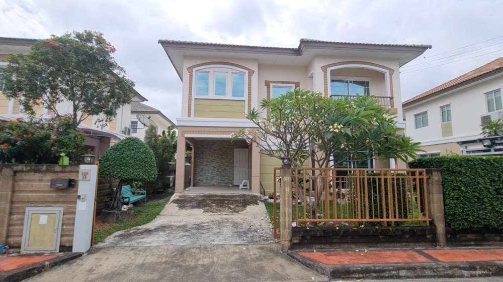 For SaleHouseSamut Prakan,Samrong : Cheap detached house for sale, Passorn 28 Kingkaew-Namdang (Passorn Kingkaew-Namdang) near Mega Bangna, Market Village Bang Phli, Suvarnabhumi Airport.