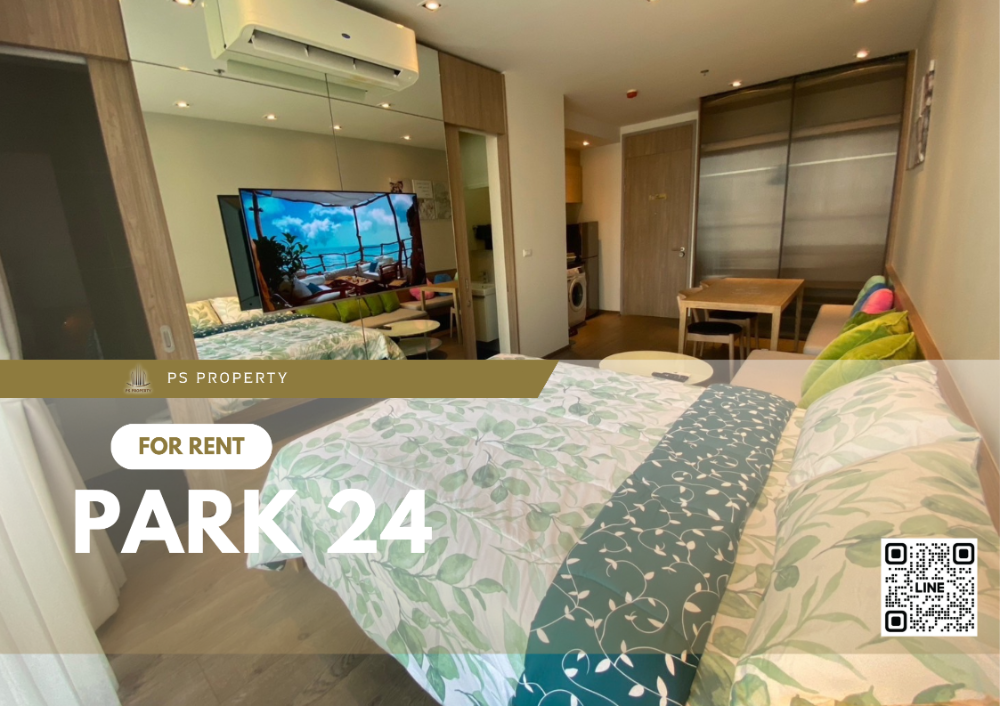 For RentCondoSukhumvit, Asoke, Thonglor : For rent 📌Park 24 📌 Beautiful room, complete furniture, electrical appliances. Convenient travel near BTS Phrom Phong.