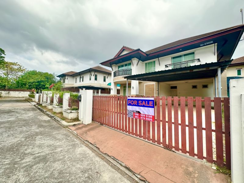 For SaleHouseSriracha Laem Chabang Ban Bueng : Second hand detached house for sale Beautiful house in good condition (Paweenawan University, Sriracha)