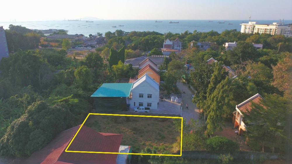 For SaleLandSriracha Laem Chabang Ban Bueng : Land near the sea, 123 sq m., Laem Thao Thewa Silo, Soi 3, Surasak, Sriracha, Chonburi, good location, cheap price.