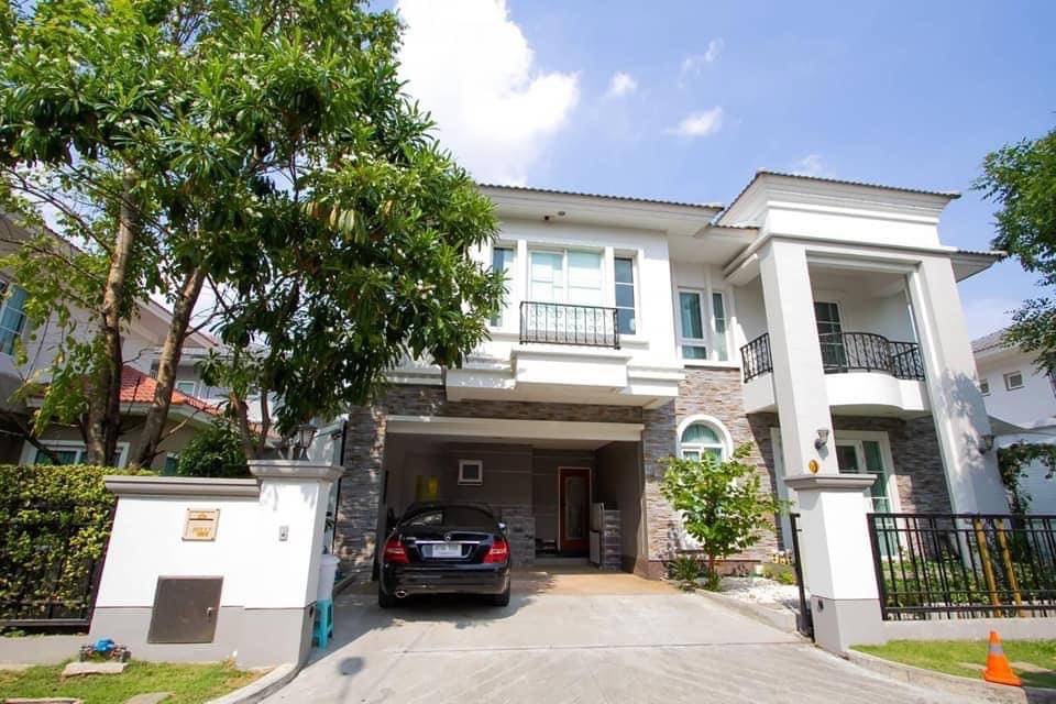 For SaleHouseLadkrabang, Suwannaphum Airport : Single house Casa Grand Onnut - Wongwaen / 4 bedrooms (for sale), Casa Grand Onnut - Wongwaen / Detached House 4 Bedrooms (FOR SALE) TP234