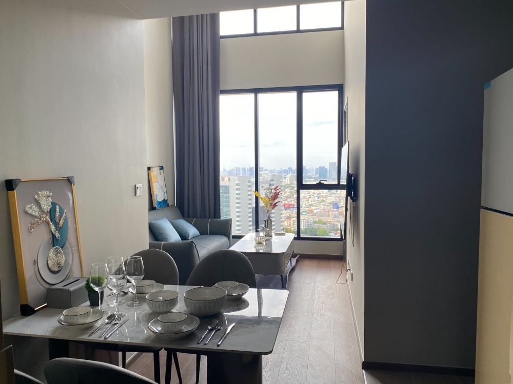 For RentCondoAri,Anusaowaree : Ideo Q Victory Duplex 2 Bedroom Condo for Rent near BTS Victory monument