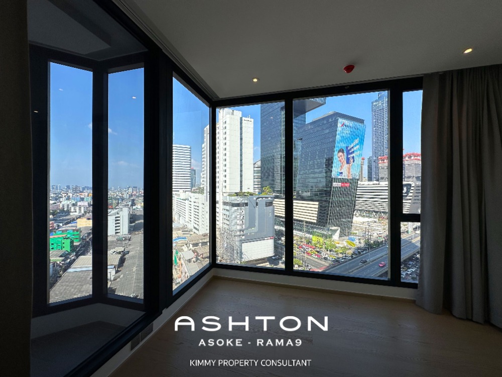 For SaleCondoRama9, Petchburi, RCA : Ashton Asoke Rama 9 - 2 Bed 2 Bath, full view of Building G, room at the latest promotional price from Ananda. If interested in visiting the project, contact the sales department at 093-962-5994 (Kim).