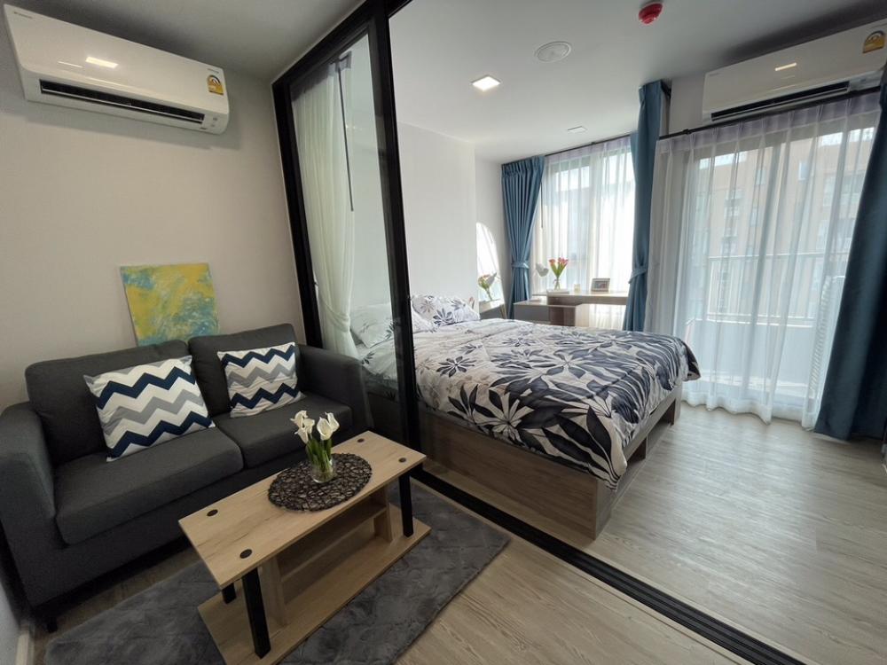 For RentCondoPathum Thani,Rangsit, Thammasat : 🔥Available for rent Kave Town Colony 💥Room ready to move in immediately, view of the swimming pool (Owner released)