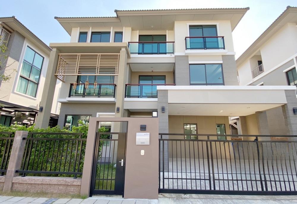 For SaleHouse : บ้าน3ชั้นโครงการ ภัสสร วงแหวน-รามอินทรา Passorn Wongwaen - Ramintra | ทำเลดีมากติดถนนใหญ่ใกล้รถไฟฟ้าและThe promanade 2km. | 5นอน6น้ำ | บ้านใหม่ขนาดใหญ่ สวยอยู่ได้ทั้งครอบครัว