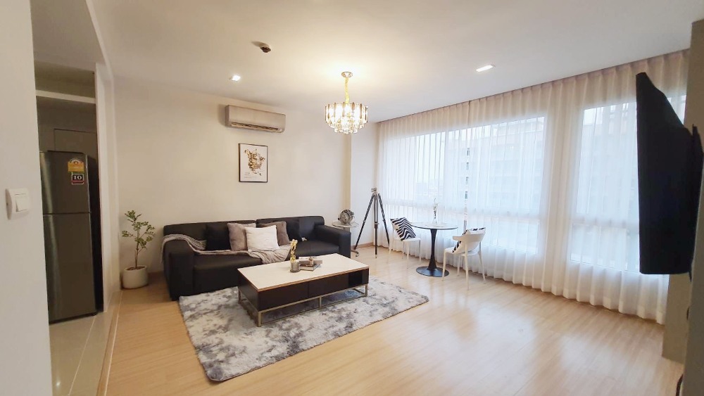 For SaleCondoLadprao101, Happy Land, The Mall Bang Kapi : Urgent sale Happy Condo Ladprao 101, beautifully decorated, ready to move in, 2 bedrooms, 1 bathroom, North Building (pets allowed)**