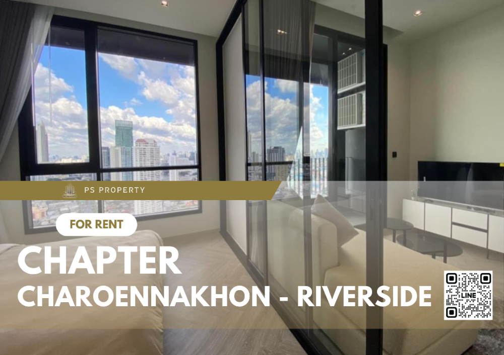 For RentCondoWongwianyai, Charoennakor : For rent✨Chapter Charoennakhon - Riverside✨Convenient transportation, near BTS Krung Thonburi, complete with furniture and electrical appliances.