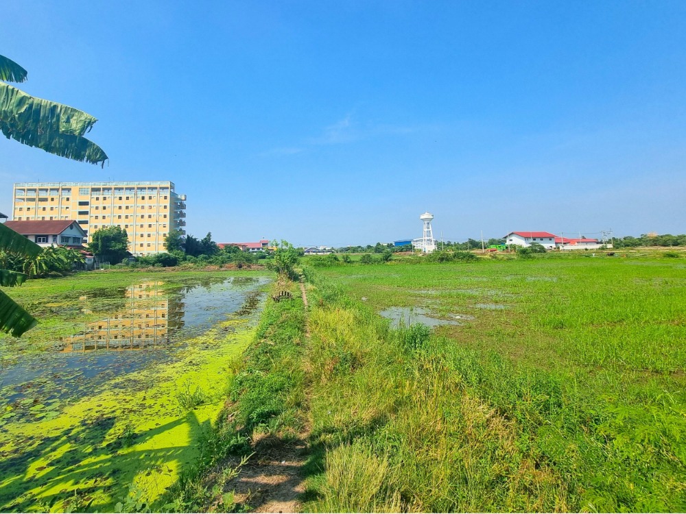 For SaleLandNakhon Pathom : Empty land for sale, 18-3-44.5 rai, Salaya Subdistrict, Nakhon Pathom Province, very prime location, land next to the road on 2 sides, entering the alley only 1 km from Borommaratchachonnani Road.