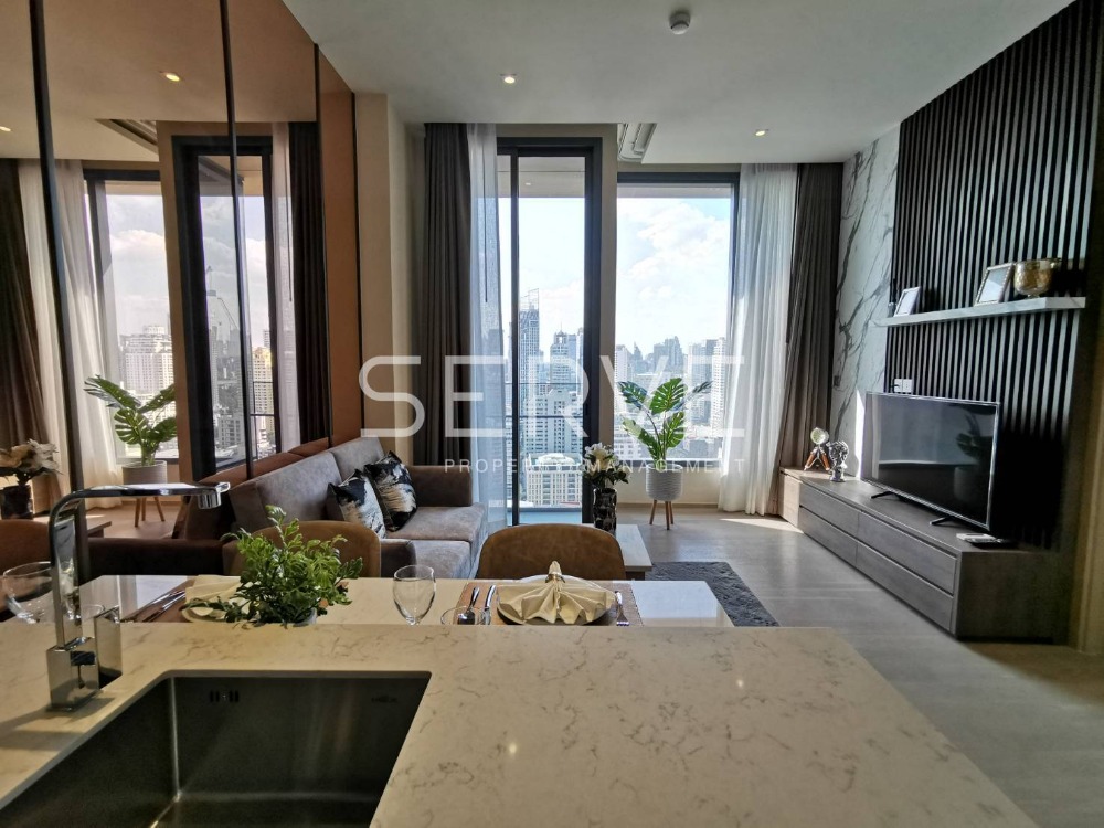 For SaleCondoSukhumvit, Asoke, Thonglor : 🔥1 Bed 47 sq.m. High Fl. 20+ Good Location Close to MRT Sukhumvit 550 m. & BTS Asok 700 m. at The Esse Asoke Condo / For Sale