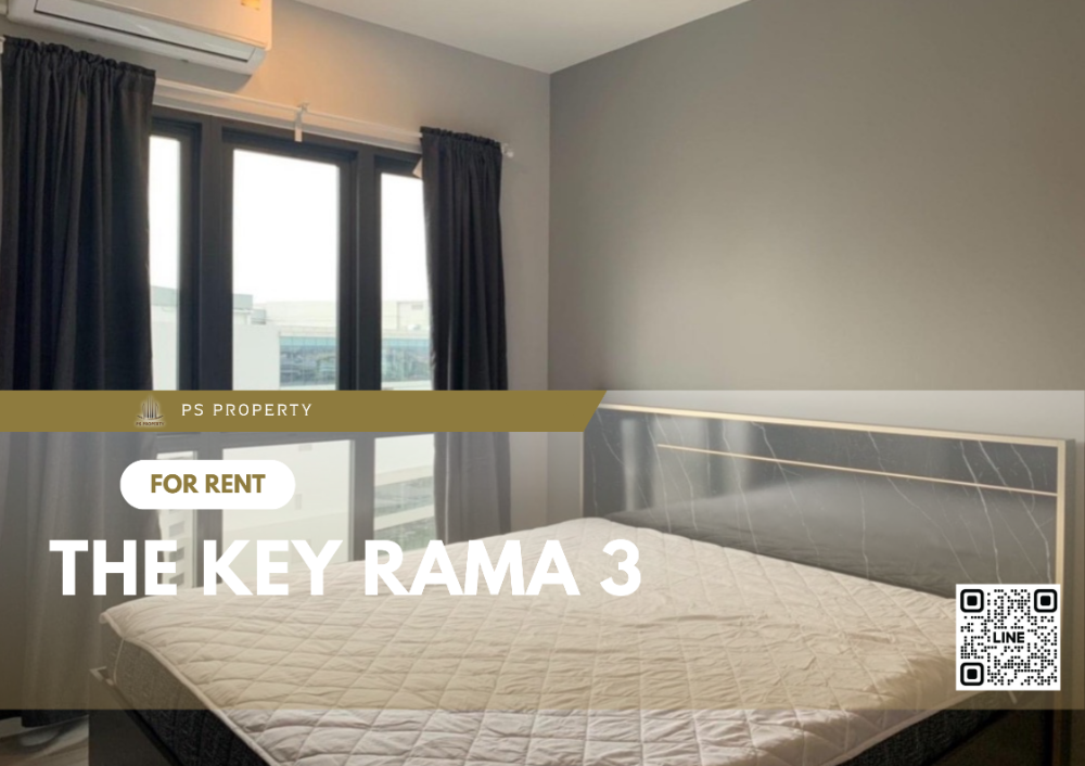 ให้เช่าคอนโดพระราม 3 สาธุประดิษฐ์ : ให้เช่า✨The Key Rama 3✨เฟอร์นิเจอร์ เครื่องใช้ไฟฟ้าครบ เดินทางสะดวกใกล้ BTS ช่องนนทรี