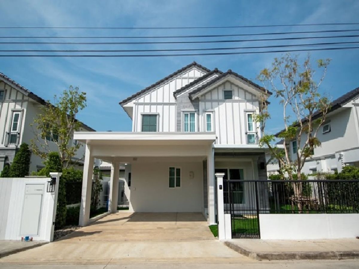 ให้เช่าบ้านสมุทรปราการ สำโรง : For Rent ให้เช่าบ้านเดี่ยว 2 ชั้น โครงการ วิลาจจิโอ 3 (โครงการ 3) Villaggio 3 ศรีนครินทร์-บางนา ถนนบัวนครินทร์ / ใกล้ เมกะบางนา 5 นาที / บ้านสวยมาก / เฟอร์นิเจอร์ครบ Fully Furnished / อยู่อาศัย