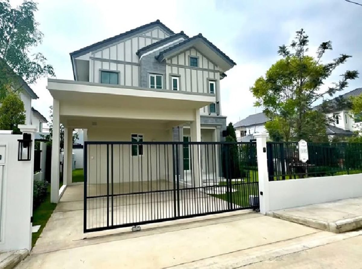 ให้เช่าบ้านสมุทรปราการ สำโรง : For Rent ให้เช่าบ้านเดี่ยว 2 ชั้น โครงการ วิลาจจิโอ 3 (โครงการ 3) Villaggio 3 ศรีนครินทร์-บางนา ถนนบัวนครินทร์ / ใกล้ เมกะบางนา 5 นาที / บ้านสวยมาก / เฟอร์นิเจอร์ครบ Fully Furnished / อยู่อาศัย