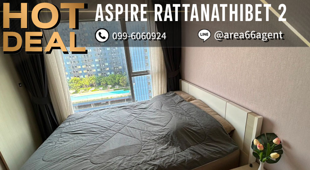 For SaleCondoRattanathibet, Sanambinna : 🔥 For sale!! Condo Aspire Rattanathibet 2