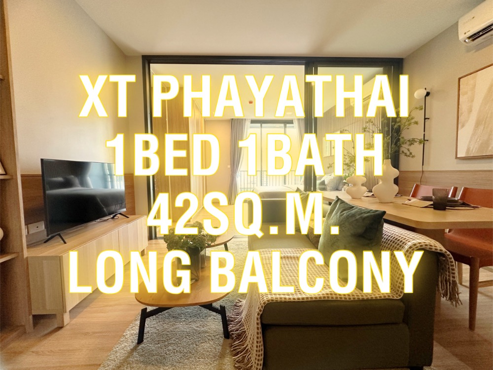 For SaleCondoRatchathewi,Phayathai : [Sale] XT Phayathai 42sq.m. 1Bed 1Bath FullyFurnished HighFloor Unblock