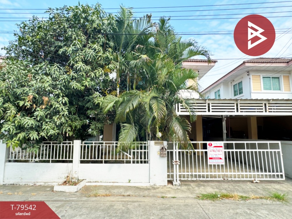 For SaleHouseMin Buri, Romklao : Single house for sale Nanthawee Village, Nong Chok, Bangkok