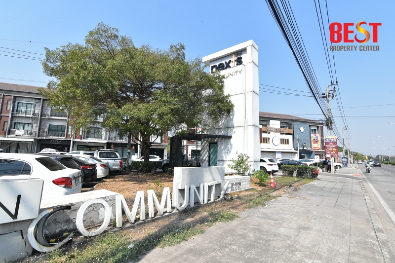 For SaleShophouseNawamin, Ramindra : For sale: 3-story commercial building or Home Office, Pruksa Town Next Community Ramintra - Wongwaen (Nexts Community), selling at the cheapest price.