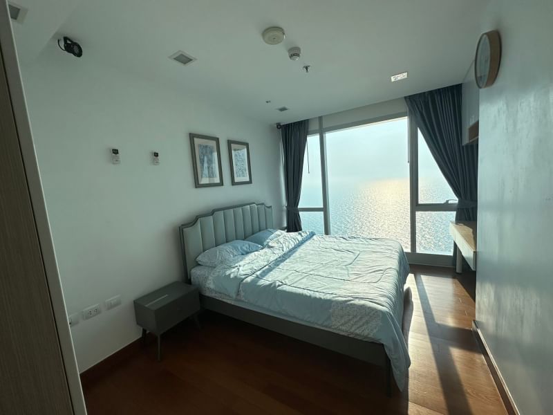 ขายคอนโดพัทยา บางแสน ชลบุรี สัตหีบ : For sale The Palm wongamat beach Front 1 bed (FQ) S03-1563