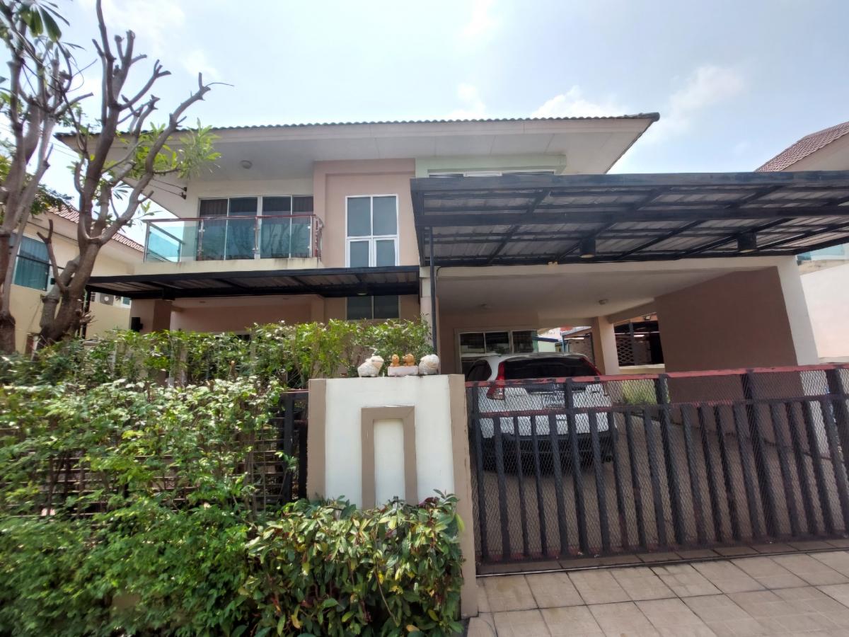 For SaleHouseNonthaburi, Bang Yai, Bangbuathong : Single house for sale 50.3 sq m. Bang Kruai-Sai Noi Rd. Chuanchom Park 2 Village, near MRT Khlong Bang Phai Station Central Westgate Nonthaburi