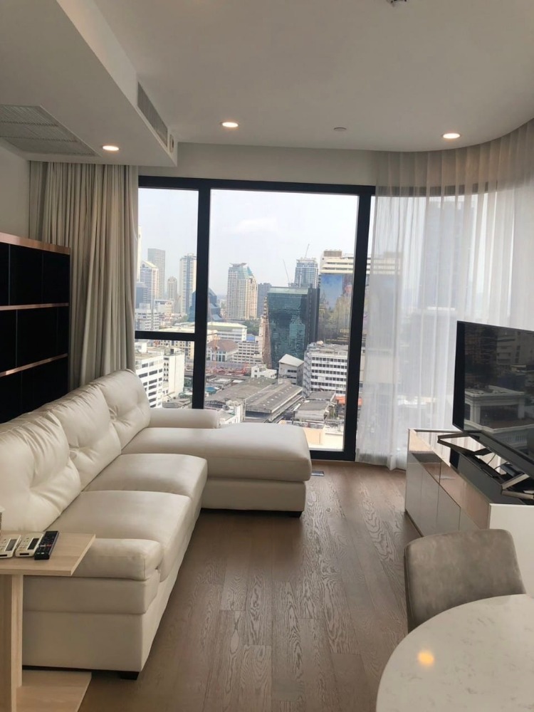 For SaleCondoSiam Paragon ,Chulalongkorn,Samyan : S-ATJ105  Ashton Chula-Silom, 21st floor, city view, 57.5 sq m, 2 bedrooms, 1 bathroom, 14.9 million. (sold with tenant) 092-597-4998