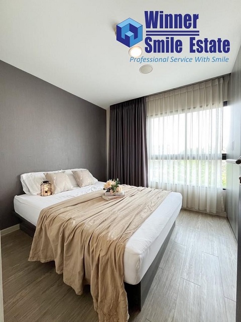 For SaleCondoBangna, Bearing, Lasalle : Condo for sale near BTS Bearing, Villa Lasalle Sukhumvit 105, corner room 36 sq m, beautiful, good value.