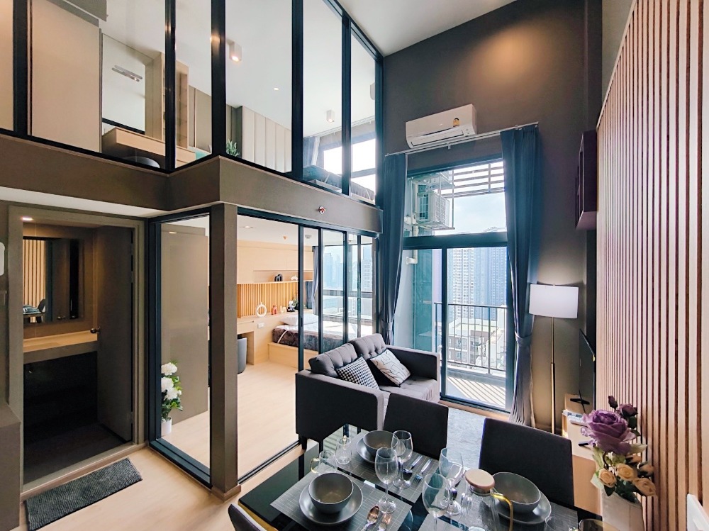 ให้เช่าคอนโดพระราม 9 เพชรบุรีตัดใหม่ RCA : 🌿✨Ideo Rama 9 -  Asoke , 2 Bed 1 Bath (Duplex)✨🌿🔥 Rent 41,000 Baht🔥