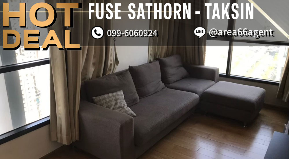 For SaleCondoWongwianyai, Charoennakor : 🔥For sale!! Condo Fuse sathorn taksin